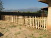 New picket fence and gate 